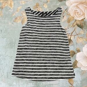 Banana Republic Striped Black and White Sleeveless Women’s Top Size XS
